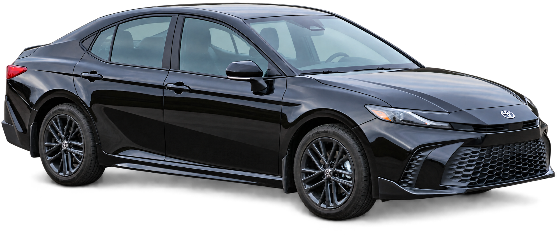 2025 Toyota Camry Hybrid SE in Midnight Black Metallic